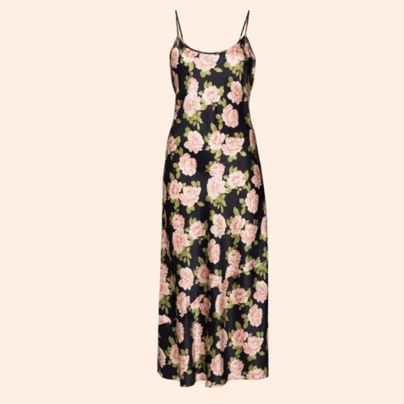 reformation alisal silk dress Reformation Alisal Silk Dress - Rosehip